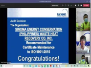 Solid WHR Company Successfully Passing the ISO Audit